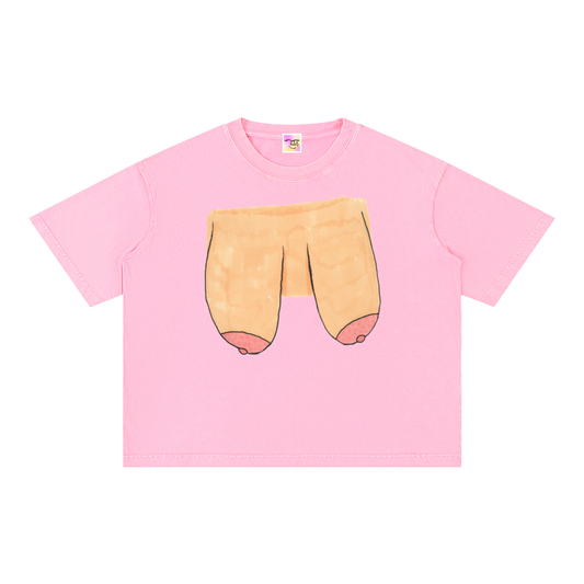 Mineral Wash Boxy Cotton T-Shirt