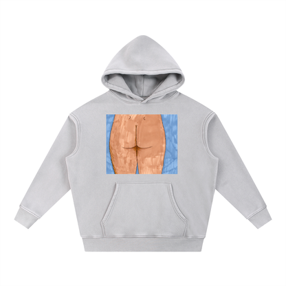Snow Wash Fleece Oversize Hoodie