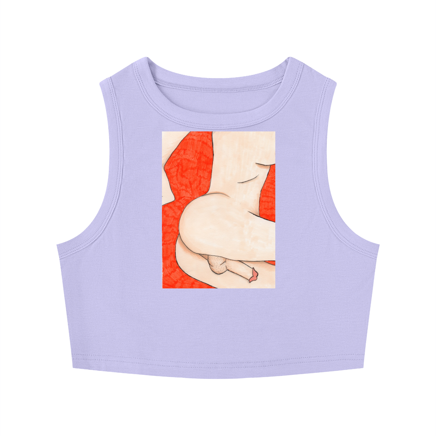 Tight Crewneck Crop Tank Top