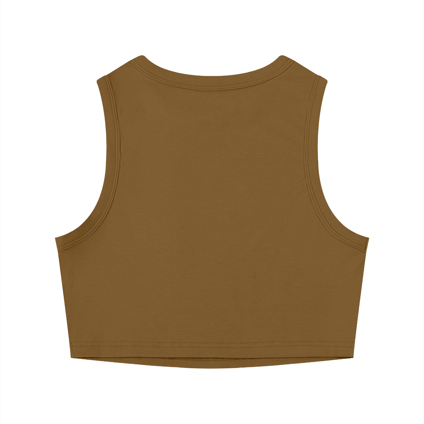 Tight Crewneck Crop Tank Top