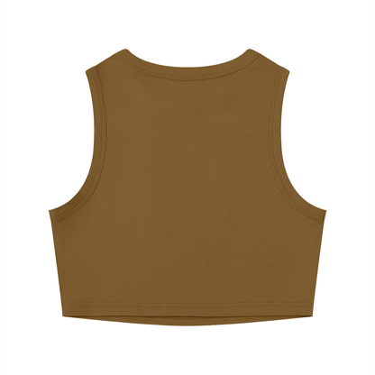 Tight Crewneck Crop Tank Top