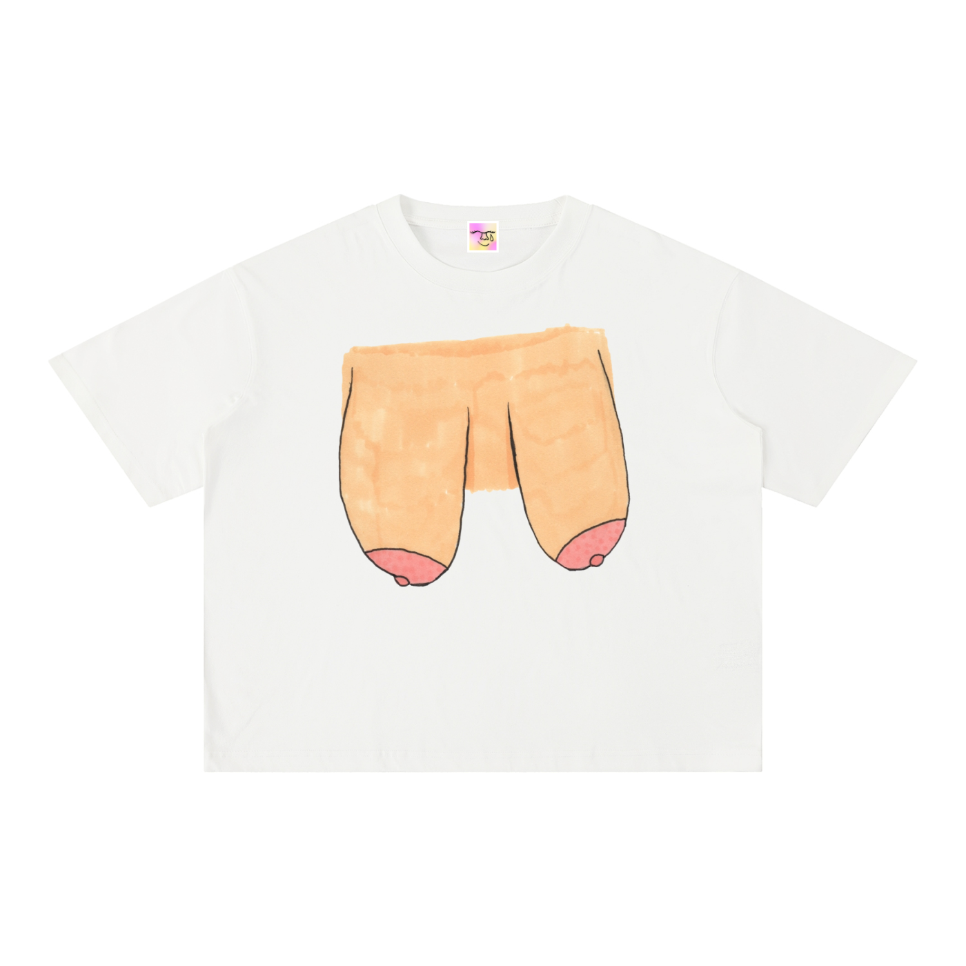 Mineral Wash Boxy Cotton T-Shirt