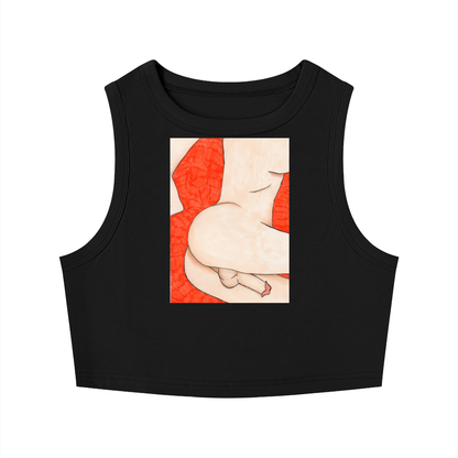 Tight Crewneck Crop Tank Top