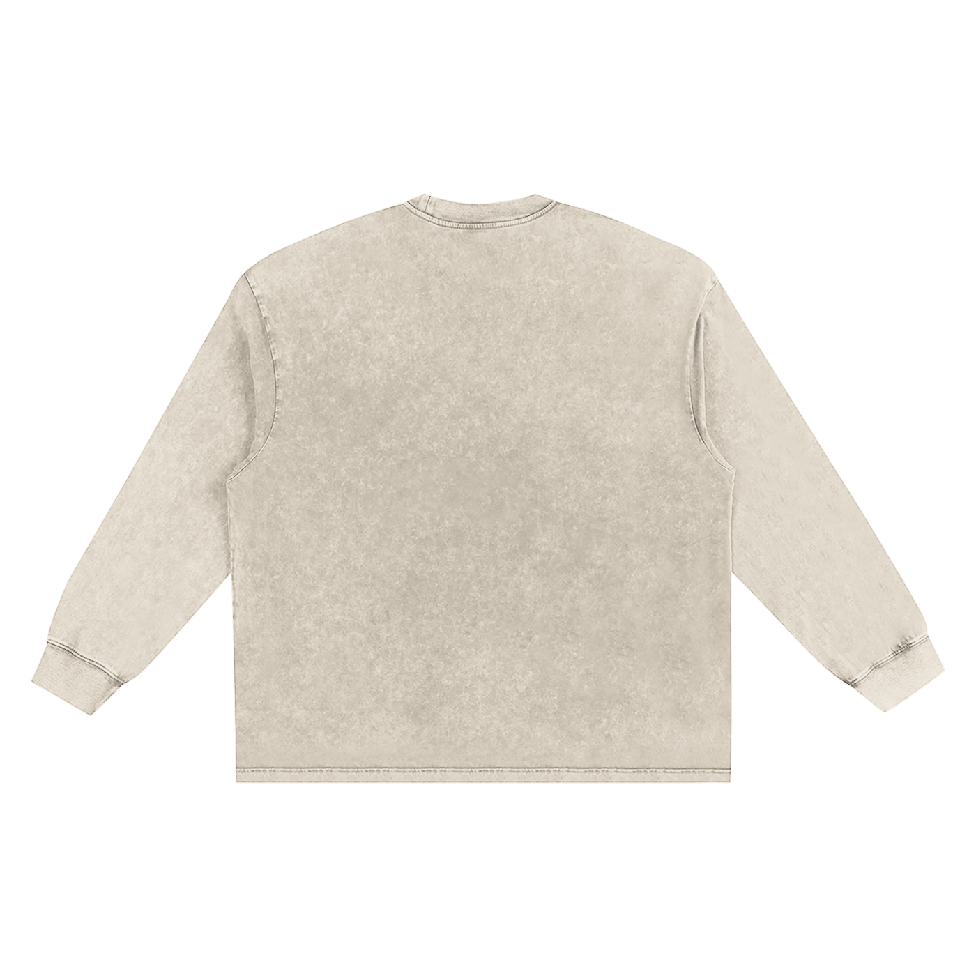 Snow Washed Frayed Edge Sweatshirt